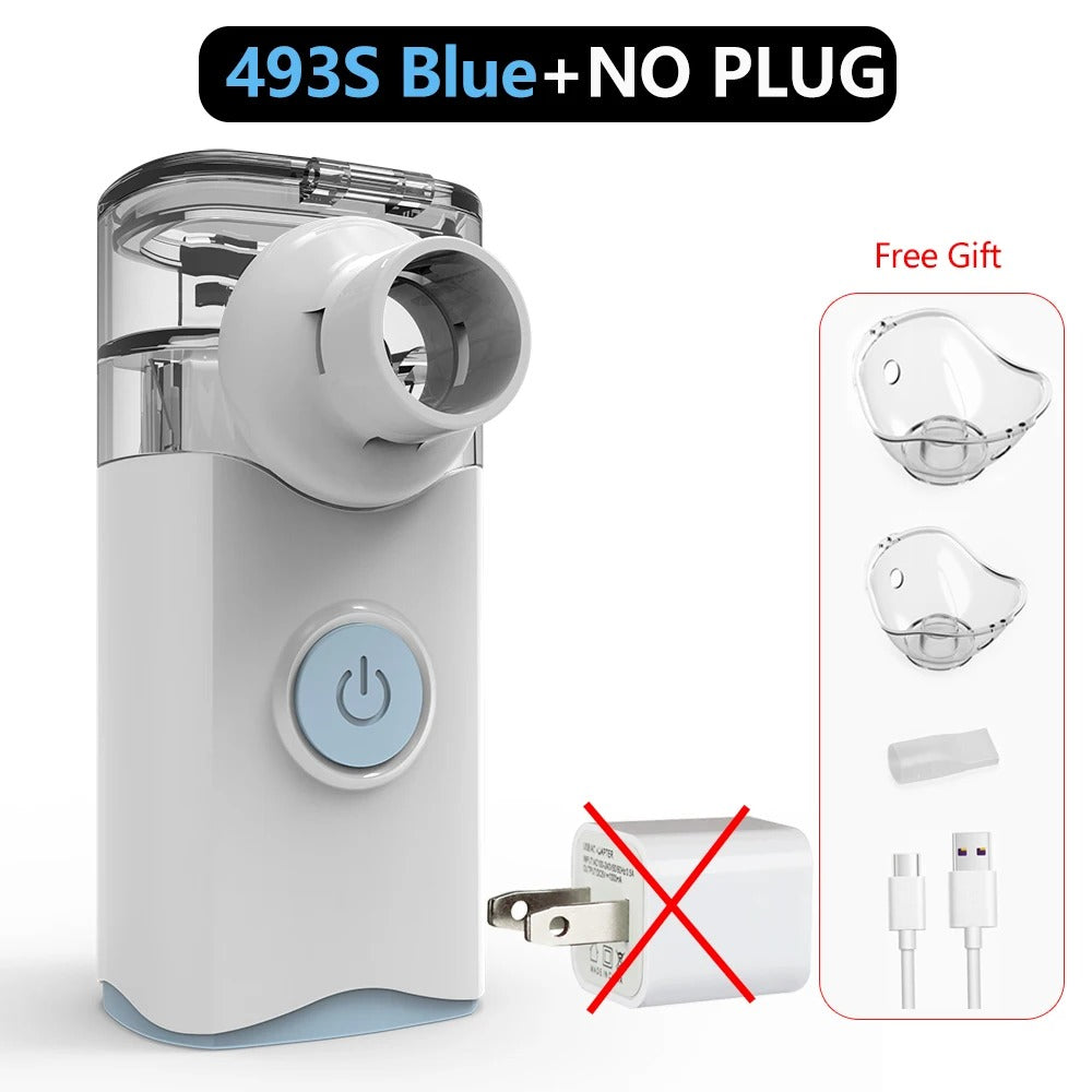 Handheld Portable autoclean Inhale Nebulizer Mesh Atomizer silent inhaler nebuliser inhalator for kids nebulizador portatil