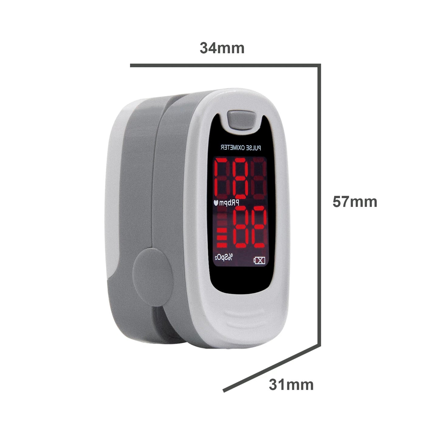 Finger Pulse Oximeter Blood Oxygen SpO2 Monitor PR Saturation Heart Rate Meter