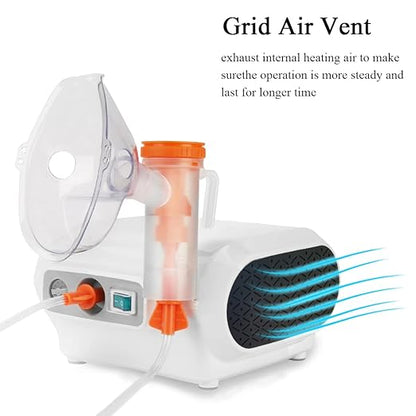 Compresor Nebulizer, Nebulizer Machine with 1 Set Acessory, Jet Nebulizers Personal Steam Inhaler for Kids Adult