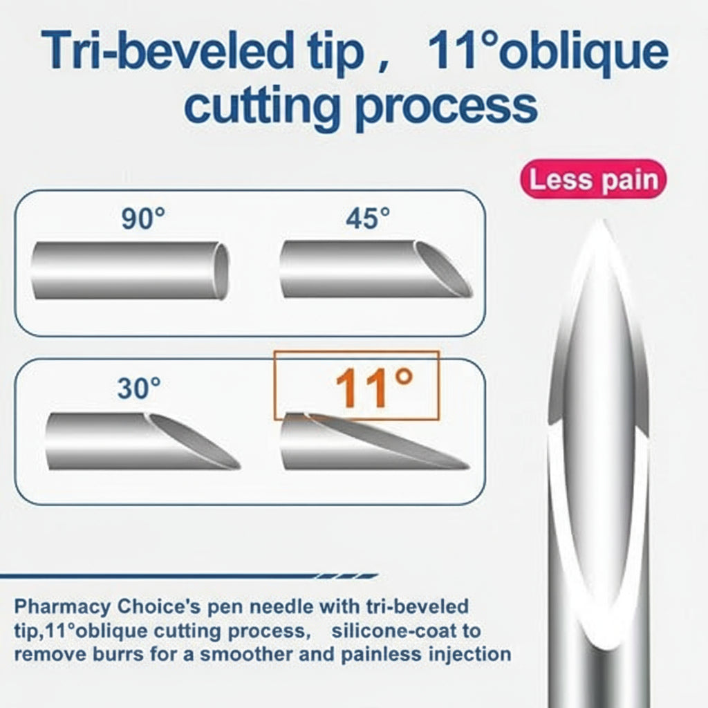 31G 4MM(5/32") Insulin Pen Needles, Diabetic Needles for Insulin Injections, 100 Count, Universal Fit, Compatible with Most Pen Injector Device, Super Thin for Diabetes Comfortable Injection