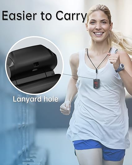 Pulse Oximeter Fingertip- Mini Oximeter Oxygen Saturation Monitor for SpO2/Heart Rate/PI, with Auto Graph Display