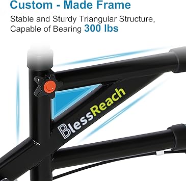 Economy Knee Scooter Steerable Knee Walker for Foot Injuries Compact Crutch Alternative with Dual Braking System