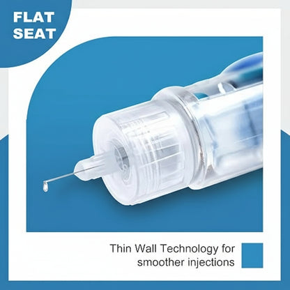 Pen Needles 32g 4mm Ultra Fine, Compatible with Most Diabetes Pens, 200 pcs/Box (5/32'')