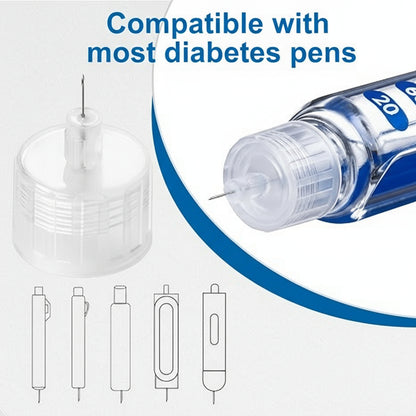 31G 4MM(5/32") Insulin Pen Needles, Diabetic Needles for Insulin Injections, 100 Count, Universal Fit, Compatible with Most Pen Injector Device, Super Thin for Diabetes Comfortable Injection