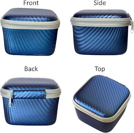 Insulin Fridge Holder Storage Case Organizer - Fits Standard 10ml U-100 Vials - Safe, Snug, Secure Vial Protector (Blue)