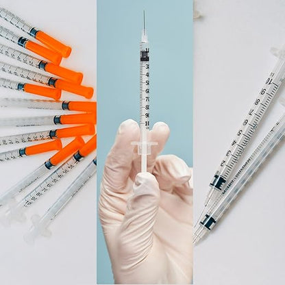 1ml 30G 13mm Syringe with Needle, Individually Wrapped, Pack of 10