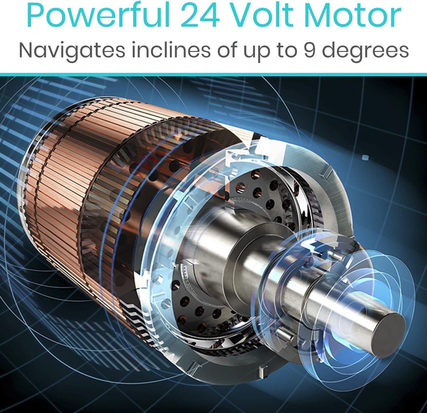 Vive 4 Wheel Mobility Scooter - Electric Powered Wheelchair Device - Compact Heavy Duty Mobile for Travel, Adults, Elderly - Long Range Power Extended Battery with Charger & Basket BLACK