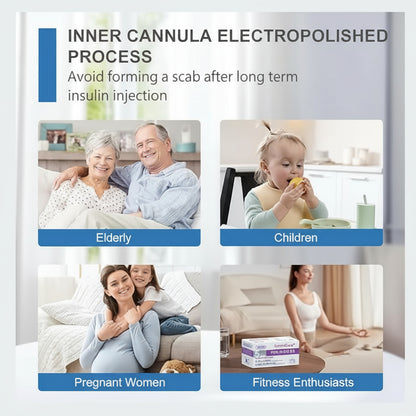 Pen Needles 32g 4mm Ultra Fine, Compatible with Most Diabetes Pens, 200 pcs/Box (5/32'')