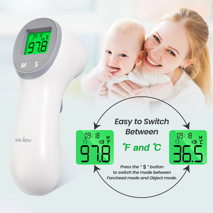 Professional Infrared Thermometer – Multi-Function Non-Contact Digital Fever Measurement Device