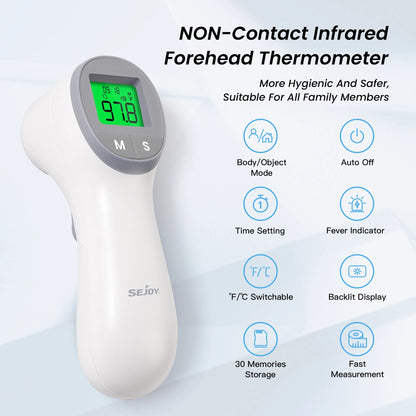 Professional Infrared Thermometer – Multi-Function Non-Contact Digital Fever Measurement Device