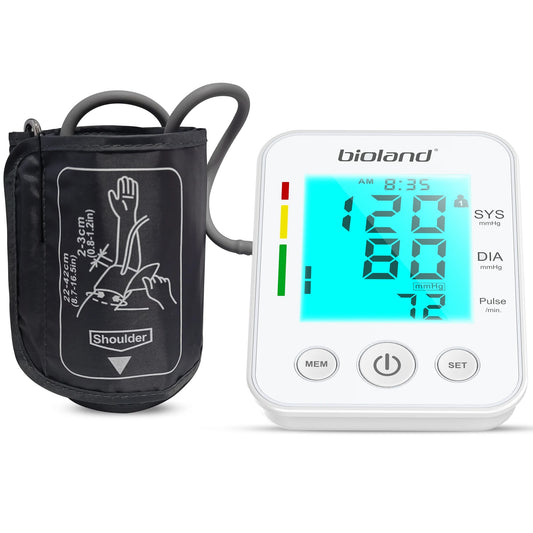 Professional Automatic BP Monitor – Upper Arm Digital Tensiometer with Heart Rate and Illuminated Display