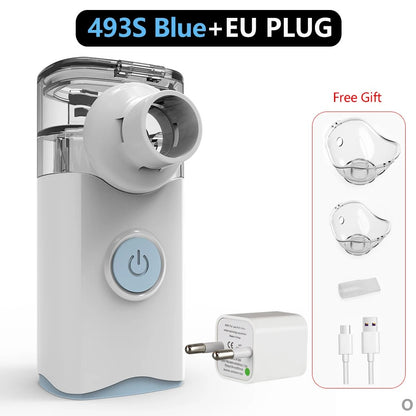 Handheld Portable autoclean Inhale Nebulizer Mesh Atomizer silent inhaler nebuliser inhalator for kids nebulizador portatil