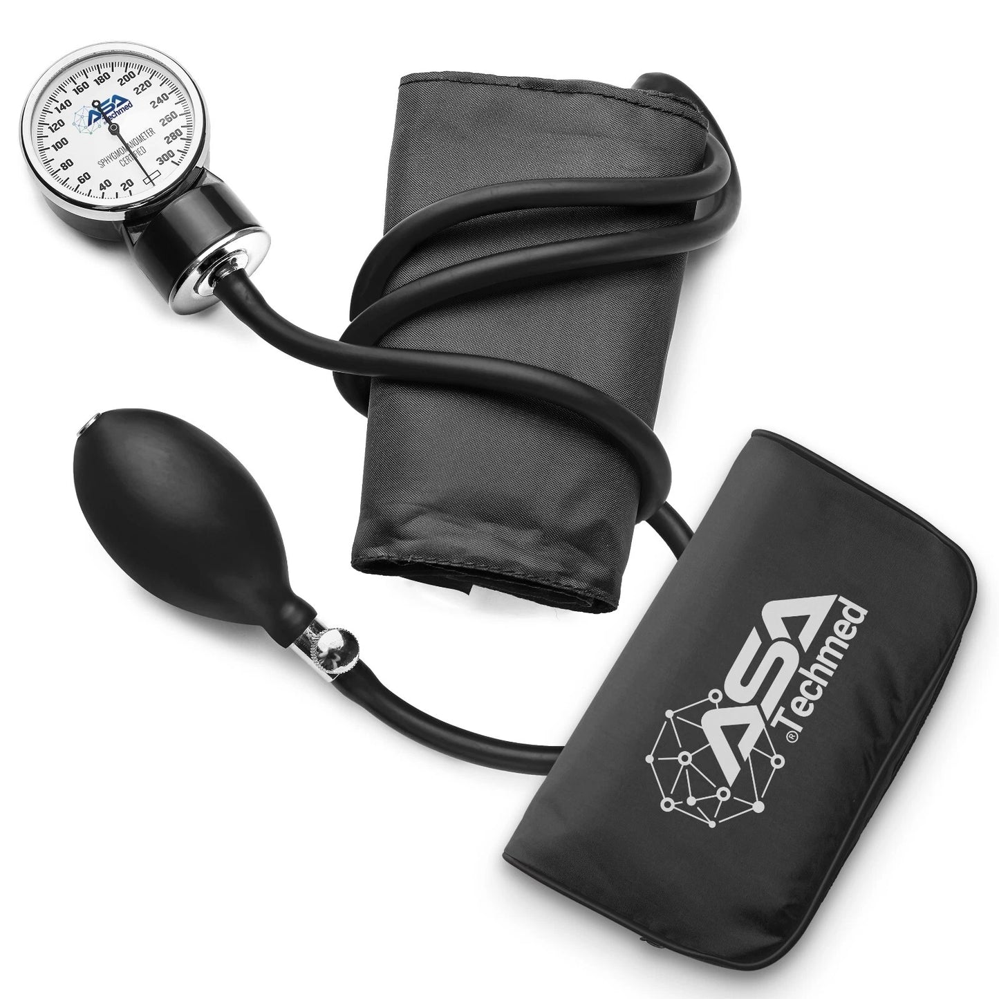 Manual Blood Pressure Monitor BP Cuff Gauge Aneroid Sphygmomanometer Machine Kit