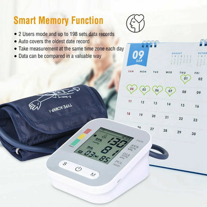 Professional Automatic Blood Pressure Monitor – Upper Arm Digital BP Cuff Machine