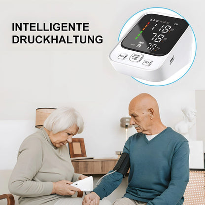 LED Digital Blood Pressure Monitor Upper Arm Heart Rate Monitor & BP Large Cuff