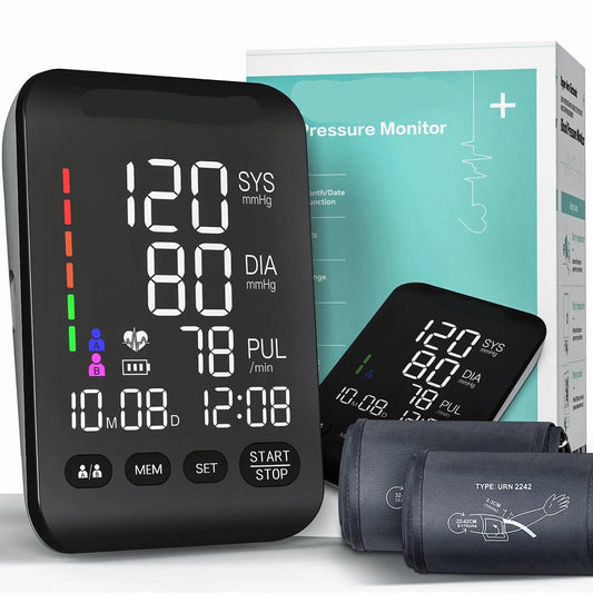 Upper Arm Blood Pressure Monitor – Automatic Digital BP Machine with Easy Operation