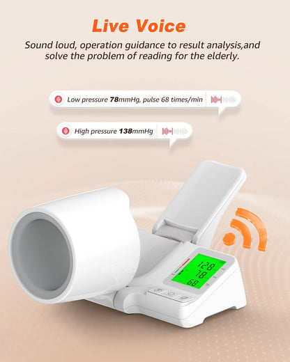 Digital Blood Pressure Monitor Blood Pressure Machine Upper Arm Rechargeable US