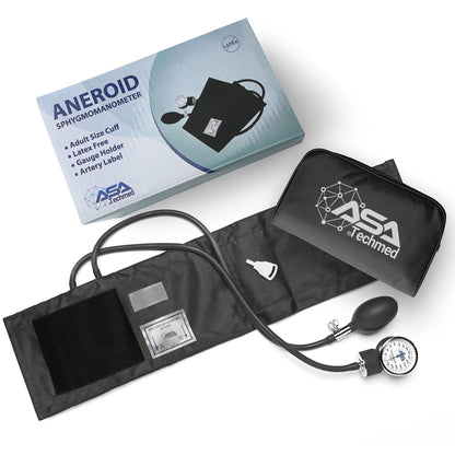 Manual Blood Pressure Monitor BP Cuff Gauge Aneroid Sphygmomanometer Machine Kit