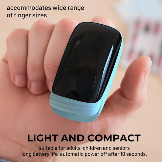 Finger Pulse Oximeter Blood Oxygen Saturation Heart Rate Measuring SpO2 Monitor