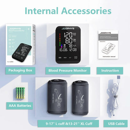 Upper Arm Blood Pressure Monitor – Automatic Digital BP Machine with Easy Operation