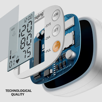 Automatic Digital Wrist BP Monitor – Compact Blood Pressure & Heart Rate Machine
