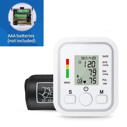Digital Upper Arm Blood Pressure Monitor – Automatic BP Machine with Heart Rate Detection