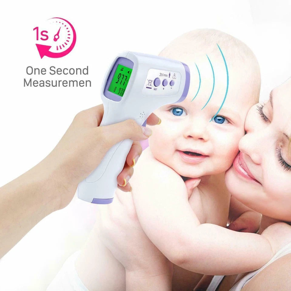 Professional Infrared Thermometer – Non-Contact Digital Forehead & Body Temperature Monitor