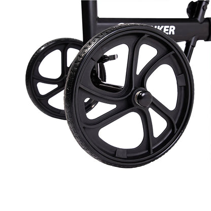 RxDeluxe Medical Knee Walker Scooter Steerable 10" Wheels Knee Scooter Blue