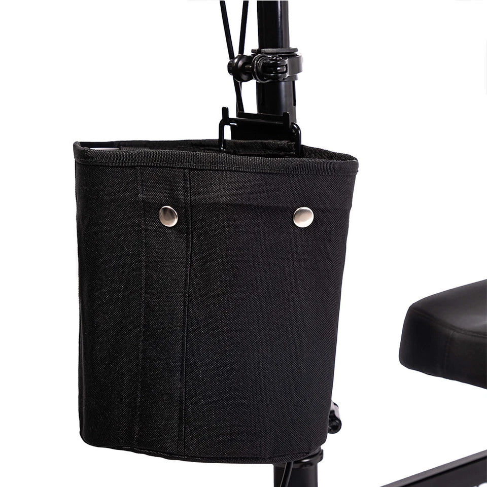 RxDeluxe Medical Knee Walker Scooter Steerable 10" Wheels Knee Scooter Blue